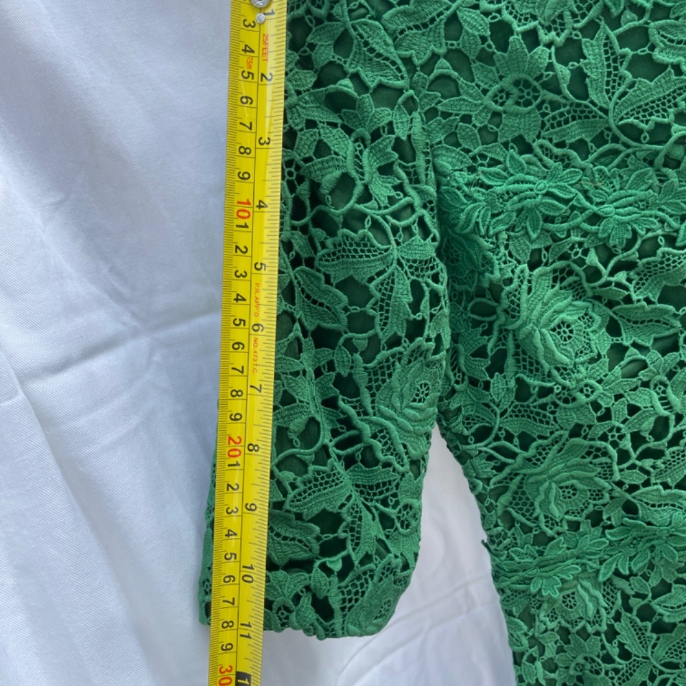 Valentino, Lace Dress, Emerald Green, XS - Picture 15 of 16